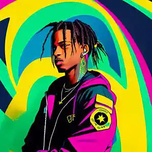 Picture for song '"Trouble" Travis Scott Type Beat, Dark' by artist 'Sample Type Beats'