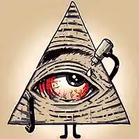 Picture for song 'Red Eyed Raps' by artist 'Bluhdshot Beats'