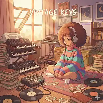 Picture for song 'Vintage Keys Lo-fi Chill Hop' by artist 'ChaquaniaSD'