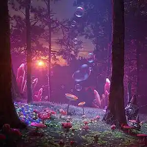 Picture for song 'Neon Jungle' by artist 'Gusyarax'