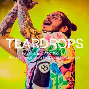 Picture for song 'TEARDROP (Post Malone x Pop x Trap x Rap Type Beat' by artist 'BURNING STAR'