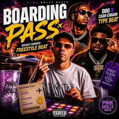 Picture for song 'BOARDING - PASS DDG TYPE BEATS - TORY LANEZ TYPE B' by artist 'PINK MOLLY BEATZ'