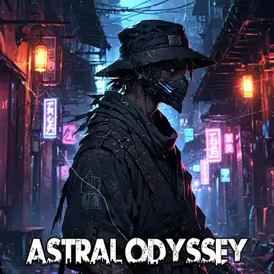 Picture for song '(FREE) ASTRAL ODYSSEY [ EMOTIONAL CYBERPUNK TRAP B' by artist 'LAKKY NINJA'