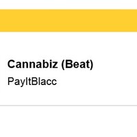 Picture for song 'CANNABIZ (Trap Beat)' by artist 'Payitblacc'