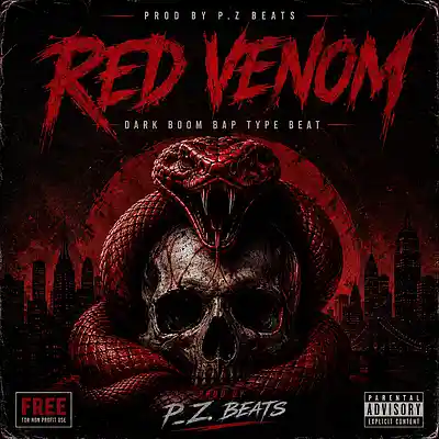 Picture for song 'Red Venom - Dark Boom Bap Type Beat - No Tag' by artist 'P.Z Beats'