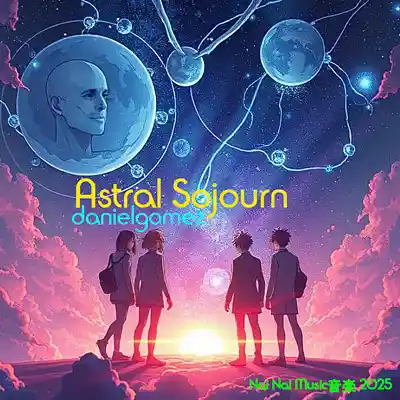 Picture for song 'Astral Sojourn ('Retrofuturism Odyssey')' by artist 'danielgomez'