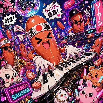 Picture for song 'Piano Sausage' by artist 'Ward C Locke'