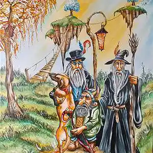 Picture for song 'The Wizard, The Wiseman and The Seeker' by artist 'Free To Be Free'