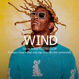 Picture for song 'WIND (Young Thug x Post Malone x Pop Type Beat)' by artist 'Kisses Beats'