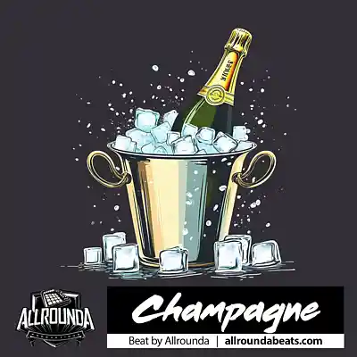 Picture for song 'CHAMPAGNE - (Bouncy Jack Harlow Type Beat)' by artist 'ALLROUNDA Productions'