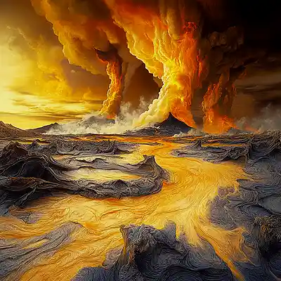 Picture for song 'Preter World: Sulfurous Vortices' by artist 'Jav Grojas'